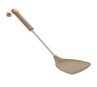 GALPADA Heat Resistant Non-Stick Silicone Spatula Multi-Function Wok Turner Kitchen Utensils with Comfortable Handle for Cooking and Baking Brown Bear Design