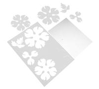 GALPADA Heat Shrink Plastic Sheets and Delicate Texture Pre-Cut 2pcs Peony Flower Design with Heat Shrink Durability Floral Hairpin Embellishments for Everyday Wear and Crafting DIY