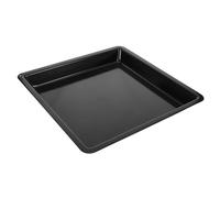 GALPADA Heavy Duty Black Enamel Carbon Steel Baking Pan Commercial Grade Oven Tray for Even Heat Distribution Large Capacity Cookie Cake Pizza Baking