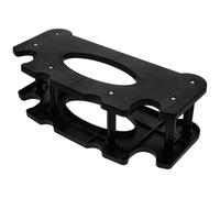 GALPADA Heavy Duty Dumbbell Rack Stand Black Pp Material Wear-resistant Small Weight Holder with Good Load-bearing Capacity for Home and Gym Storage