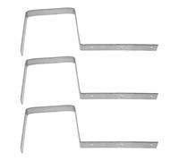 GALPADA Heavy Duty Roof Gutter Support Brackets 3pcs Iron Gutter Mounts with Hidden Style Design for Outdoor Use Protecting Exterior Walls on Residential Roofs