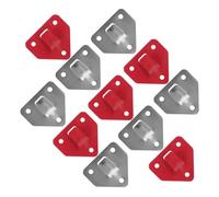 GALPADA Heavy Duty Wall Mount Fire Extinguisher Hooks, Triangular Iron Brackets Simple Structure for Dry Chemical and Water Extinguishers, Easy Installation for Home and Office