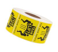 GALPADA Heavy Shipping Stickers Roll Self-Adhesive Team Lift Package Labels for Logistics Warehouse Caution Marking Safe Handling