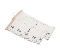 GALPADA Height Measurement Ruler Canvas Growth Chart with Centimeter Scale Nordic Style Growth Wall Decor for Nursery Bedroom