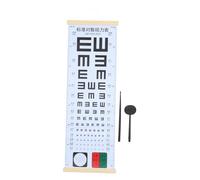 GALPADA Home Use Eye Exam Tool with Myopia Detection Wall Chart Portable Vision Test Kit for Adults and Family Friendly Optometry Equipment for Schools and Clinics