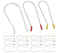 GALPADA Hot Rollers Clips Stainless Steel and Resin Material 24pcs Replacement for Electric Hair Curlers Easy to Use and Carry, Suitable for Home on The Road Hair Styling