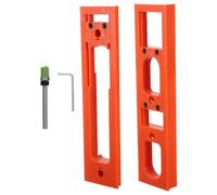 GALPADA Hydraulic Adjustable Hidden Hinge Jig for Cabinet and Furniture, Zinc Alloy Sturdy Router Template Reusable Design for Cabinet Door Hinge Tool Setups and Door Repair Template Jobs