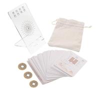 GALPADA I Ching Divination Cards Featuring 64 Hexagrams, Beginner Divination Guide Cards Made of Plastic and Paper, Unique Design for Learning, Collecting and Fortune Prediction