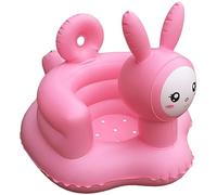 GALPADA Infant Inflatable Chair Cushion Baby Sit up Floor Chair for Children Pink Rabbit Portable Baby Bathtub Seat Support Toddler Sitting up Toy