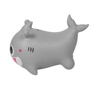 GALPADA Inflatable Bouncy Shark Ride Double-thick Jumping Horse with Broad Base for Enhanced Stability Soft Seat Design Indoor and Outdoor Play Equipment for Birthday and Party Fun