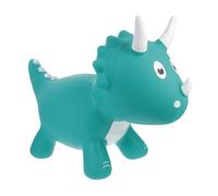 GALPADA Inflatable Dinosaur Ride Plaything for PVC Bouncing Indoor Realistic Triceratops Design Safe and Comfortable Fun for Boys and Ages