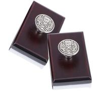 GALPADA Ink Absorption Rocker Blotter Wooden 2Pcs Portable Design for Desk Use and Fountain Pen Writing at School or Office