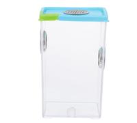 GALPADA Insect Terrarium Small Breeding Container with Ventilation for Crickets Lizards Tarantulas 6.7X4.1X3.1 Inch Sturdy Plastic Suitable for Observation and Care Random Color