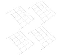 GALPADA Iron Bird Cage Door 4Pcs Replacement for Pigeon Trap with Multi-Functional Sliding Door for Laying Hens