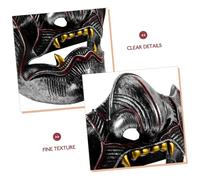 GALPADA Japanese Cosplay Mask Hannya Half Face Samurai Mask for Men and Women Sturdy Party Prop for Stage Plays Carnivals Music Festivals Breathable and Comfortable Design