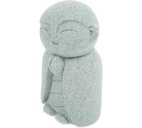 GALPADA Japanese Jizo Bodhisattva Buddha Statue Garden Figurine Home Decor Desktop Monk Sculpture with Intricate Traditional Design for Meditation and Zen Ambiance