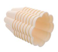 GALPADA Jelly Pudding Moulds 8Pcs Plastic Flower Shape Mini Baking Moulds for Egg Custard Cake Chocolate Desserts Suitable for Freezing and Party Use