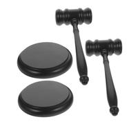 GALPADA Judge Gavel Set with Base Classic Wood Hammer for Courtroom and Auction Use Elegant Design for Lawyers and Judges Prop for Auctions and Legal Proceedings