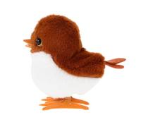 GALPADA Jumping Sparrow Wind Up Plush Animal Clockwork Plaything with Bright Colors for Soft Plastic and Plush Material Stimulates Visual Senses and Coordination Party Favor and Gift
