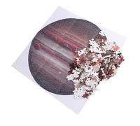 GALPADA Jupiter Decompression Jigsaw Puzzle Round Planet Intelligence Puzzle for Stress Relief and Relaxation Creative Fun for Adults