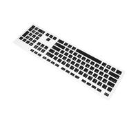 GALPADA Keyboard Cover Anti-Dust Silicone 1 PC Black 1:1 Size Design Compatible with Dell Optiplex 7050 3475 3670 Keyboard for Laptop Keyboard