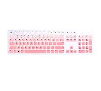 GALPADA Keyboard Protector Silicone Skin Compatible with Dell Wired Keyboard Soft Touch Cover for Laptop and Desktop