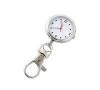 GALPADA Keychain Pocket Watch with Large Numbers Luminous Quartz for Men Women and Boy Girl Durable Classic Design with Easy Read Dial for Gifting Special Occasions