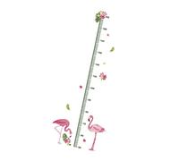 GALPADA Kids Height Sticker Removable Wall Sticker Growth Chart in Green PVC with Cartoon Animals Design for Children and Kids, Suitable for Nurseries and Corridors, Includes Growth