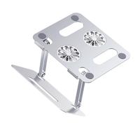 GALPADA Laptop Cooling Pad 17.3 Inch Dual Fan Aluminum Alloy Cooling Pad for Laptop with Adjustable Foldable Stand Large Diameter Fans Widely Compatible for Gaming and Work