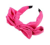 GALPADA Large Bow Headband Women Extra Large Soft Bowknot Hair Accessory for Party Holiday Red Ladybug
