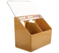 GALPADA Large Capacity Plastic Bird Food Container with Lid, Cage Hanging Feeder for Parrots and Pigeons, Chew-resistant Design Suitable for Hanging on The of The Cage