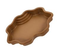 GALPADA Large Capacity Turtle Bathing Pool and Feeding Bowl for Reptiles with Nonslip Bottom and Multifunctional Abs Design, for Indoor Reptile Habitat Use