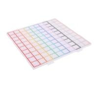 GALPADA Large Square Fuse Beads Board with Interlocking Design Plastic Pegboard for DIY Jewelry Making Classroom Crafts Holiday Art and Group Activities Melting Bead Template