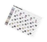GALPADA Large Wall Calendar Poster Writable Monthly Planner with Big Print Blocks Hard Paper Minimalist Yearly Wall Calendar for Office School Home Planning and Organization