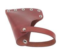 GALPADA Leather Protective Cover for Outdoor Head Camping and Gardening Tool Sheath Portable Sleeve for Hiking Hunting and Cycling Safety