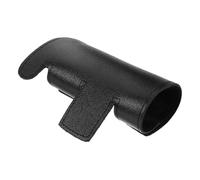 GALPADA Leather Trumpet Valve Protector B Flat Trumpet Accessories Black Valve Protection Cover for Brass Instrument Parts
