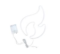 GALPADA LED Flame Neon Light Indoor Atmosphere Light Creative Hanging Decoration for Bedroom Living Room Party Durable Sturdy Material Warm Romantic Ambiance