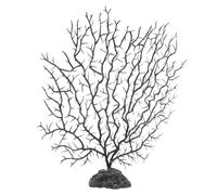 GALPADA Lifelike Coral Tree Modeling Figurine Aquarium Decoration Medium Plastic Artificial Aquatic Plant Ornament for Fish Tank Landscaping