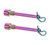 GALPADA Lightweight Alloy Bicycle Caliper Bolt Pin with Vibrant Screws and Firm Clip Attachment for Mountain and Road Bikes Easy Installation Disc Brake Accessory
