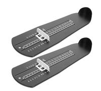 GALPADA Lightweight Plastic Foot Measurement Device with Size Chart Accurate Foot Ruler Shoe Sizer 2pcs for Adults and Easy to Use Shoe Measuring Ruler for Precise