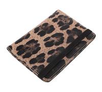 GALPADA Lightweight PU Passport Holder with RFID Security and Ticket Compartment Stylish Leopard Print Travel Wallet for Men and Women