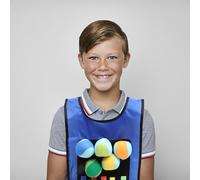 GALPADA Lightweight Sticky Ball Vest with Tail Design Toss Balls for Outdoor Family Throwing Game Safe Material Easy to Clean Fun Interactive Random Color