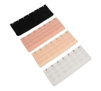 GALPADA Lingerie Accessories Creates Extra Room Comfortable Fit Bra Extenders 4pcs with 7 Hooks Stainless Steel and Polyester Material for Women for Everyday Wear