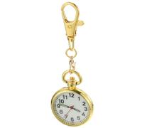 GALPADA Luminous Night Glow Pocket Watch for Nurses with Buckle Design and Easy Time Checking, Stainless Steel Clip-on Nurse Watch for Nurse's Week or Birthday Gifts