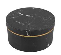 GALPADA Luxury Marble Design Flower Arrangement Box for Graduation Party and Anniversary Versatile Paper Bouquet Box with Unique round Shape Beautifully Packaged Present for Flowers