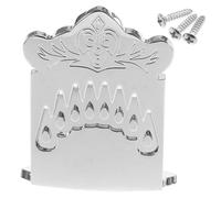 GALPADA Mandolin Tailpiece 8-string Chrome Metal Mandolin Tailpiece Part Replacement for Traditional Accessories Suitable for Accurate Tuning and Stable Performance