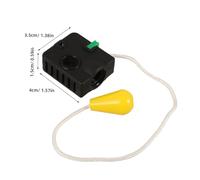GALPADA Manual Inflator Accessory for Inflatable Life Jackets Portable Lightweight Safety Device with Reliable Manual Switch for Emergency Water Sports Use