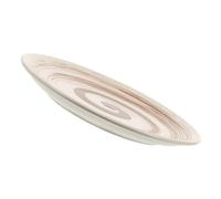 GALPADA Matte Spiral Pattern Ceramic Dessert Plate Lightweight Food Tray for Parties Restaurants Home Coffee Shops Unique Embossed Design for Serving Cakes Fruits Snacks and Decorative Use