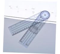 GALPADA Medical PVC Transparent Goniometer Protractor Angle Ruler Orthopedic Joint Measurement Tool for Physical Therapy and Range of Motion Assessment