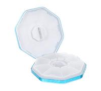 GALPADA Medicine Cutter Healthcare Storage Boxes Aluminum Tablet Cutter with Cutting Tablets Function and Storage Compartment for Home and Office Use Suitable for Elder